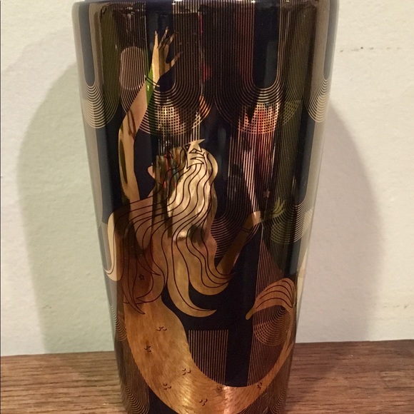 Starbucks mermaid ceramic tumbler mug cup
